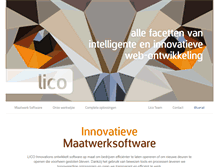 Tablet Screenshot of lico.nl